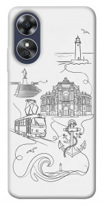 Чехол Odesa spirit для Oppo A17