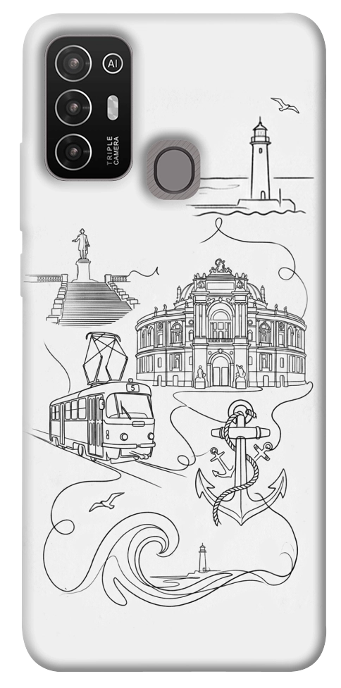 Чехол Odesa spirit для ZTE Blade A52