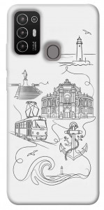 Чехол Odesa spirit для ZTE Blade A52