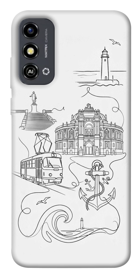 Чохол Odesa spirit для ZTE Blade A53