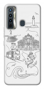 Чохол Odesa spirit для TECNO Camon 17