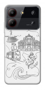 Чохол Odesa spirit для ZTE Blade A54 4G