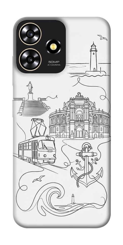Чехол Odesa spirit для ZTE Blade A73 4G