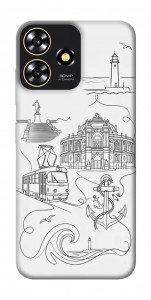 Чехол Odesa spirit для ZTE Blade A73 4G
