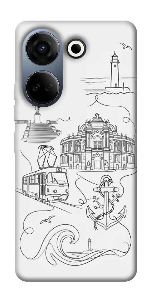 Чехол Odesa spirit для TECNO Camon 20 Pro (CK7n)