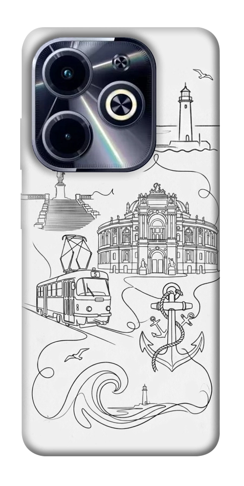 Чехол Odesa spirit для TECNO Spark 20