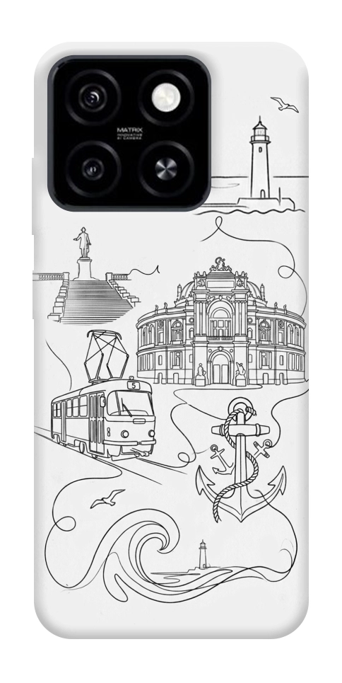 Чохол Odesa spirit для ZTE Blade A55 4G