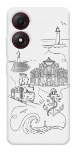 Чехол Odesa spirit для ZTE Blade A34 4G