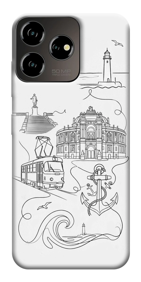 Чохол Odesa spirit для ZTE Blade V50 Design 4G