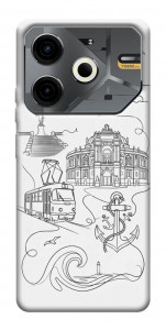 Чехол Odesa spirit для TECNO Pova 6 Neo (LI6)