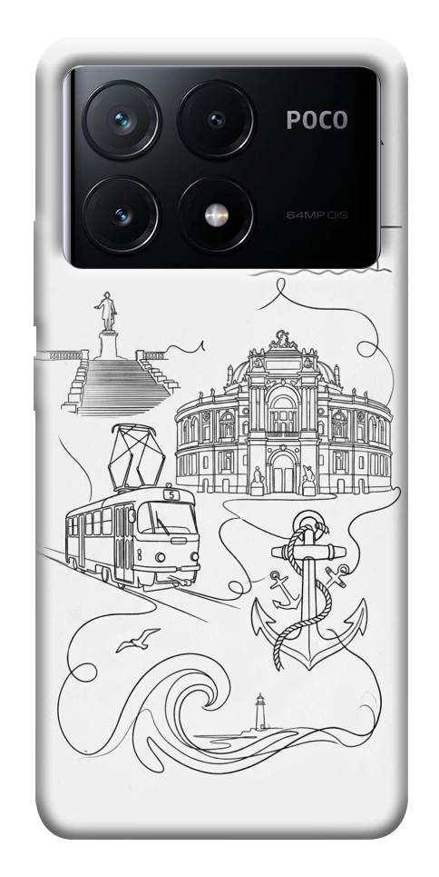 Чехол Odesa spirit для Xiaomi Poco X6 Pro