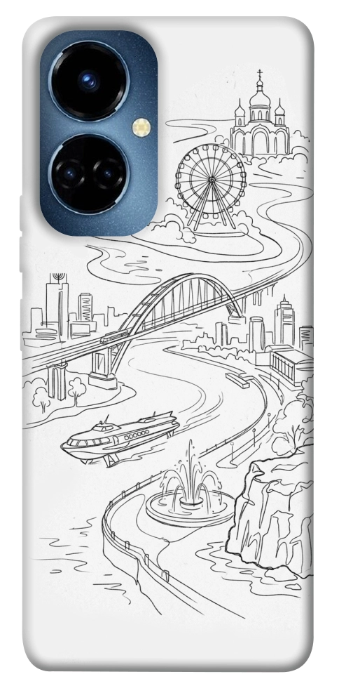 Чехол Dnipro spirit для TECNO Camon 19 Pro (CI8n)