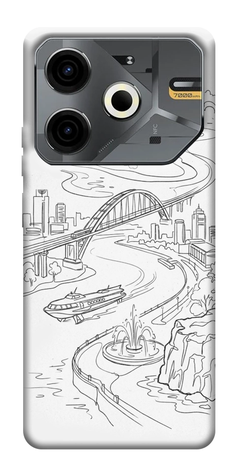 Чохол Dnipro spirit для TECNO Pova 6 Neo (LI6)