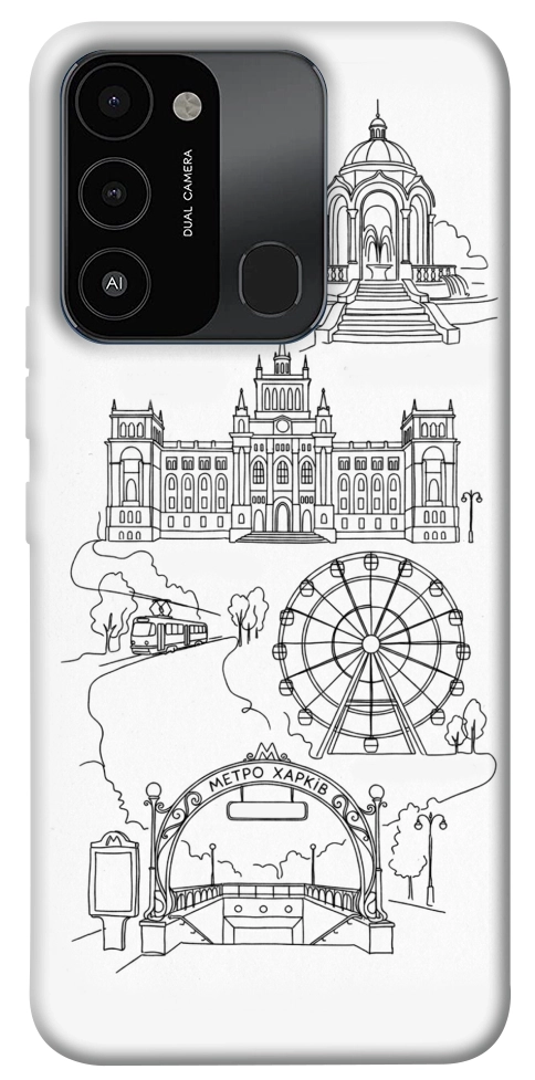 Чохол Kharkiv spirit для TECNO Spark 8C