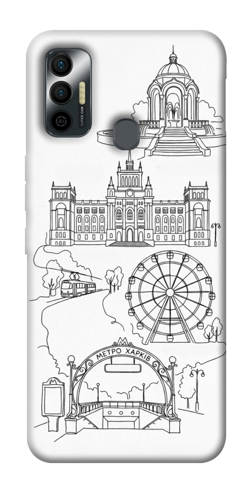 Чехол Kharkiv spirit для TECNO Spark 7