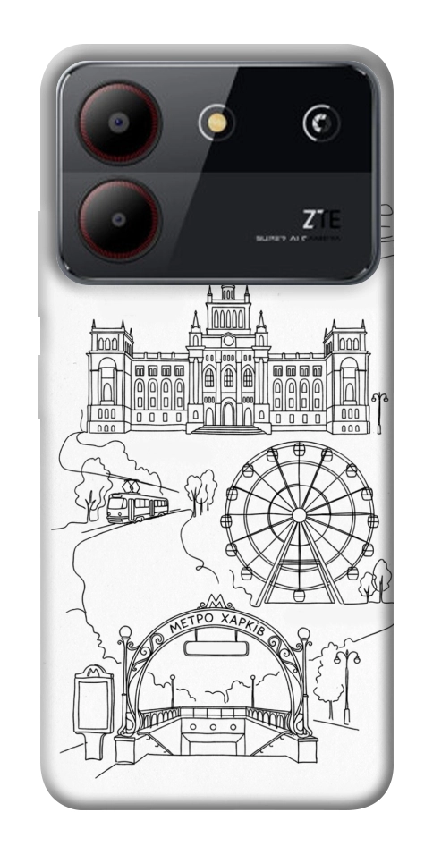 Чохол Kharkiv spirit для ZTE Blade A54 4G