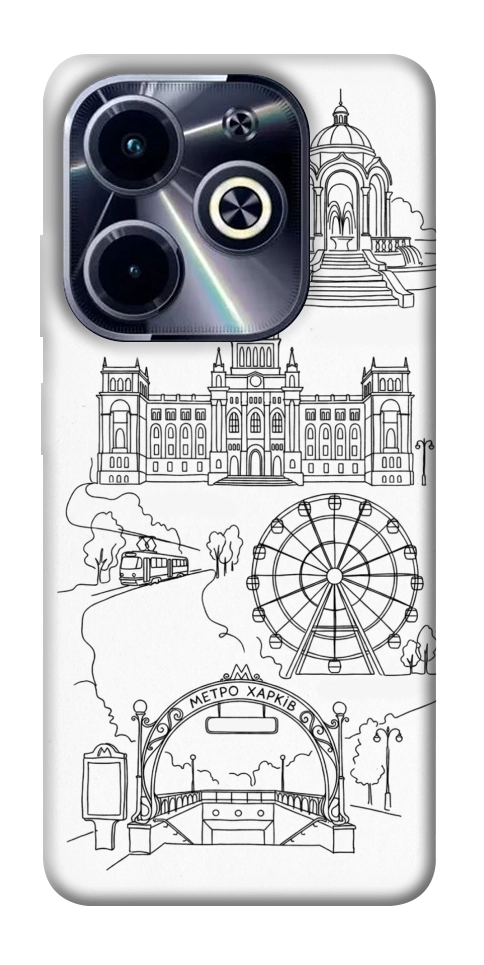 Чохол Kharkiv spirit для Infinix Hot 40i