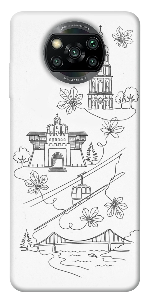 Чохол Kyiv spirit для Xiaomi Poco X3 NFC