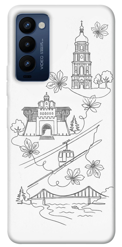 Чохол Kyiv spirit для TECNO Camon 18