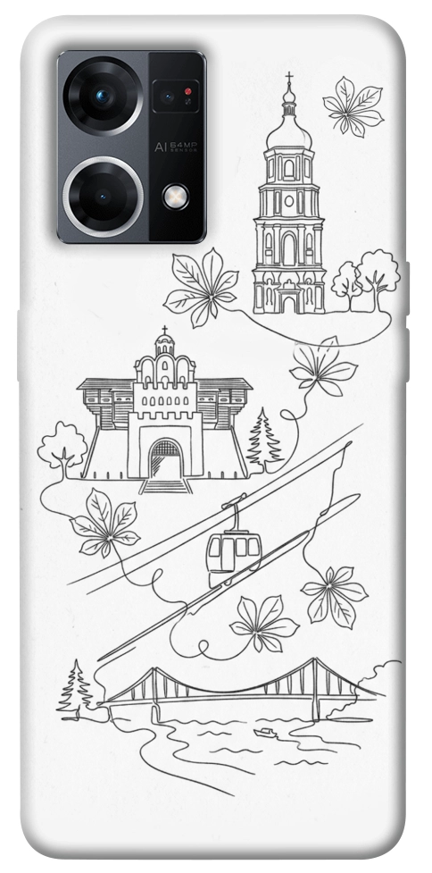 Чохол Kyiv spirit для Oppo Reno 7 4G