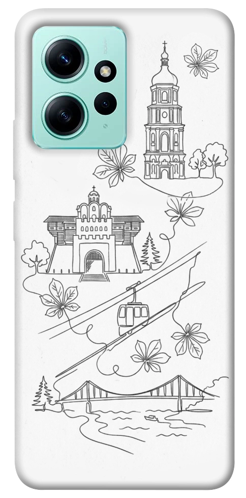 Чохол Kyiv spirit для Xiaomi Redmi Note 12 4G