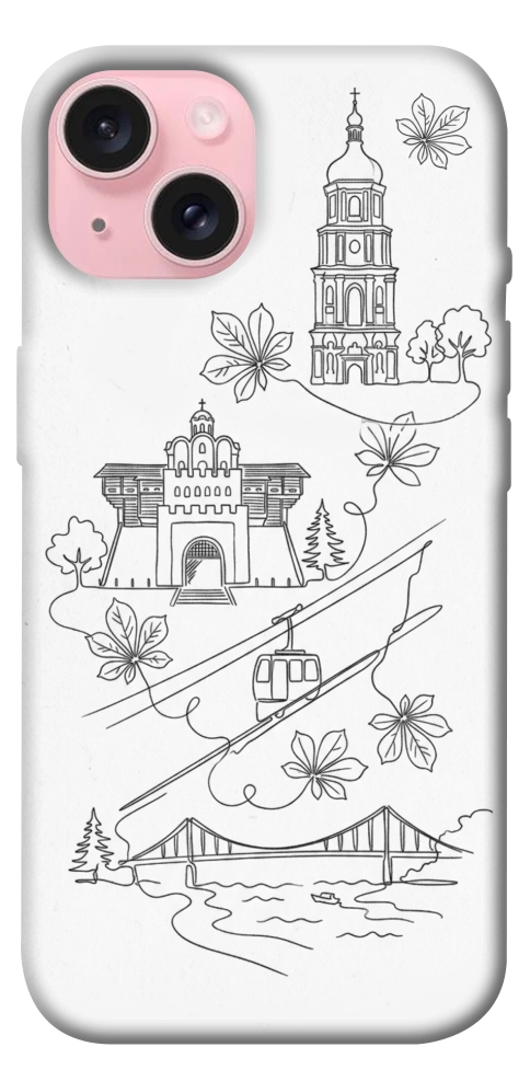 Чохол Kyiv spirit для iPhone 15