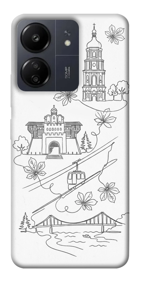 Чохол Kyiv spirit для Xiaomi Redmi 13C