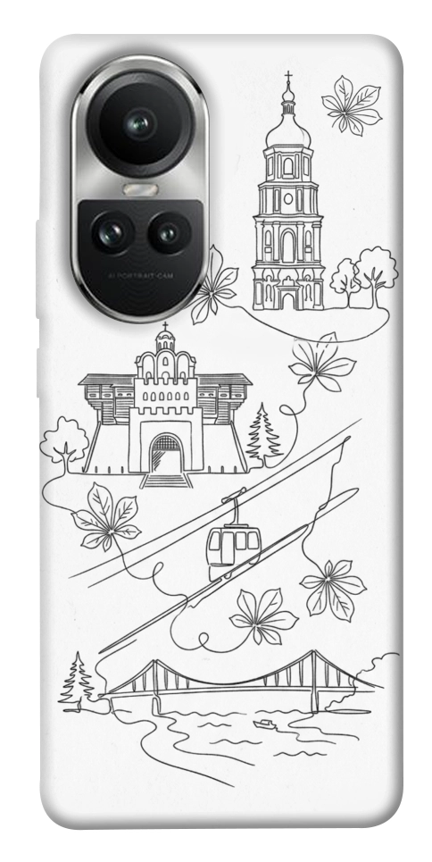 Чохол Kyiv spirit для Oppo Reno 10