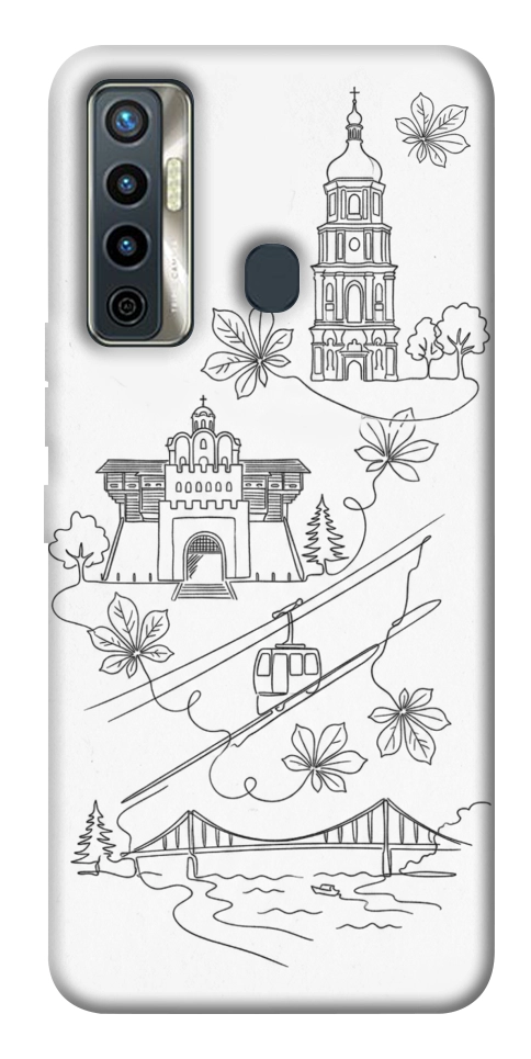 Чехол Kyiv spirit для TECNO Camon 17