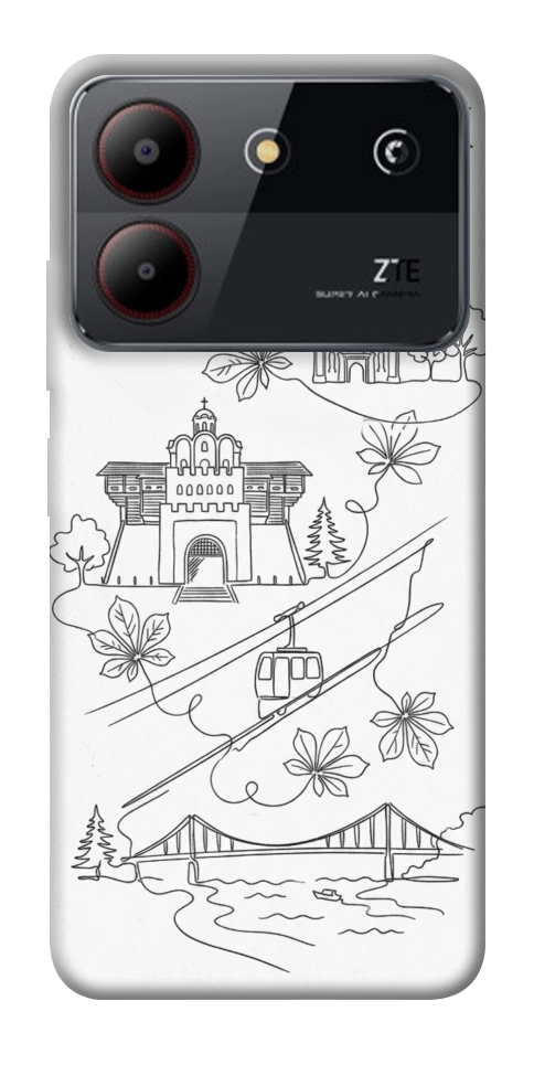 Чохол Kyiv spirit для ZTE Blade A54 4G