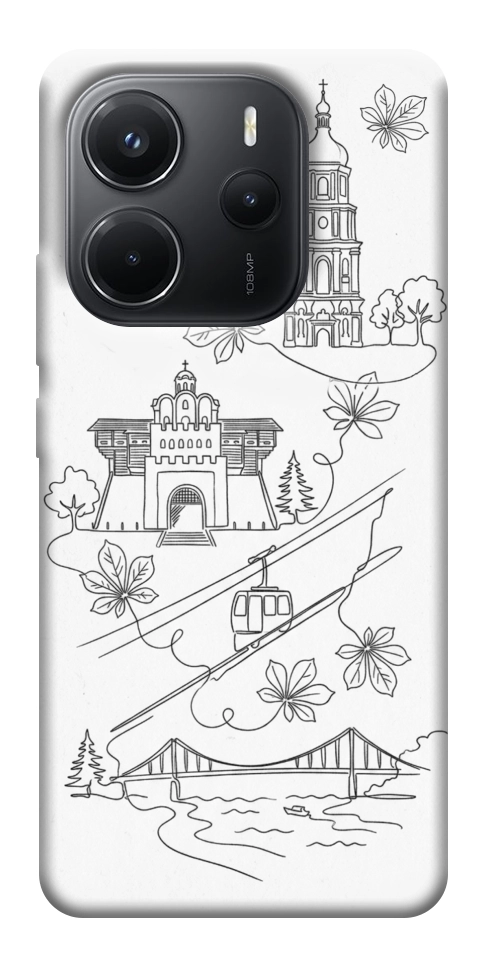 Чохол Kyiv spirit для Xiaomi Redmi Note 14 4G (Europe version)
