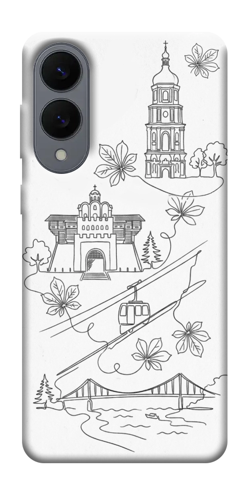 Чохол Kyiv spirit для Galaxy S25 Edge