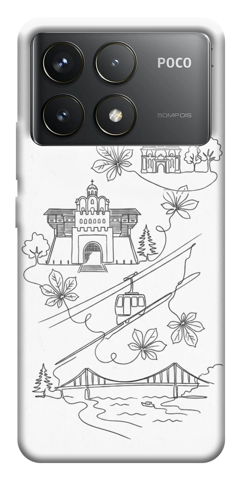 Чехол Kyiv spirit для Xiaomi Poco F6 Pro