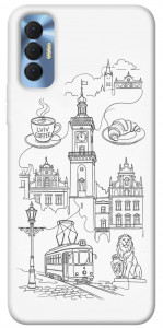 Чехол Lviv spirit для TECNO Spark 8P