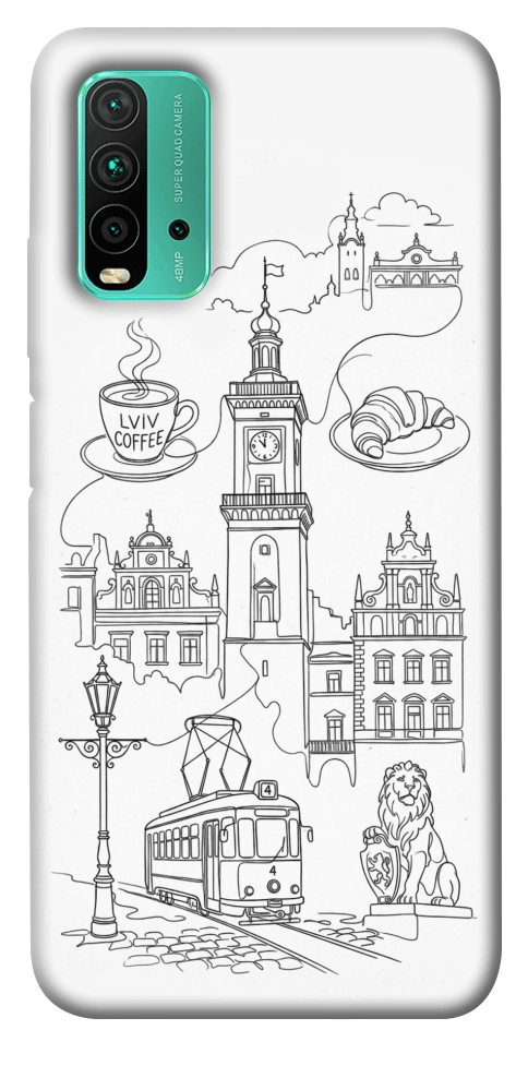 Чехол Lviv spirit для Xiaomi Redmi Note 9 4G