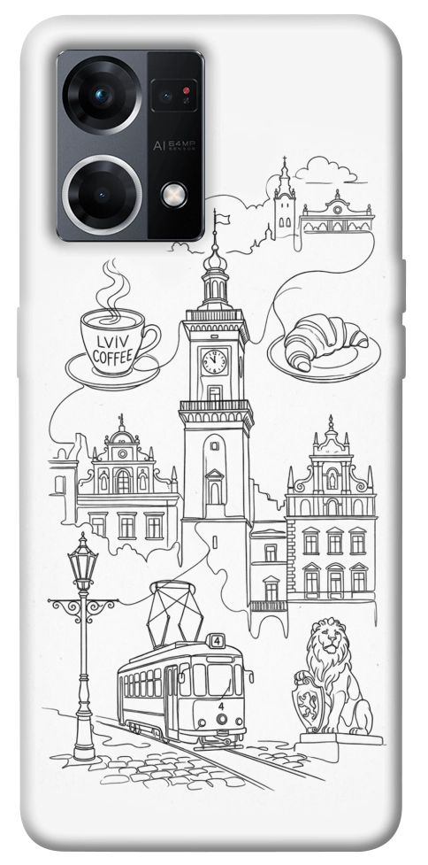 Чохол Lviv spirit для Oppo Reno 7 4G