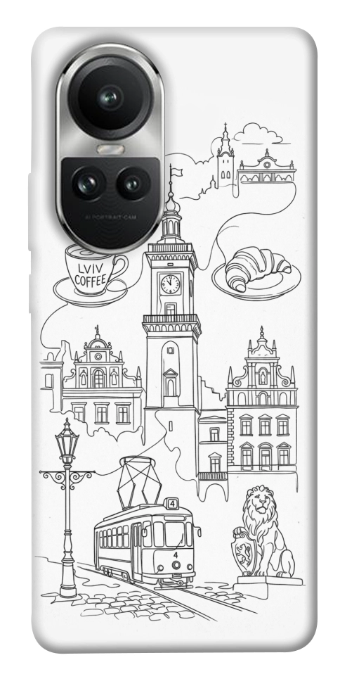 Чохол Lviv spirit для Oppo Reno 10