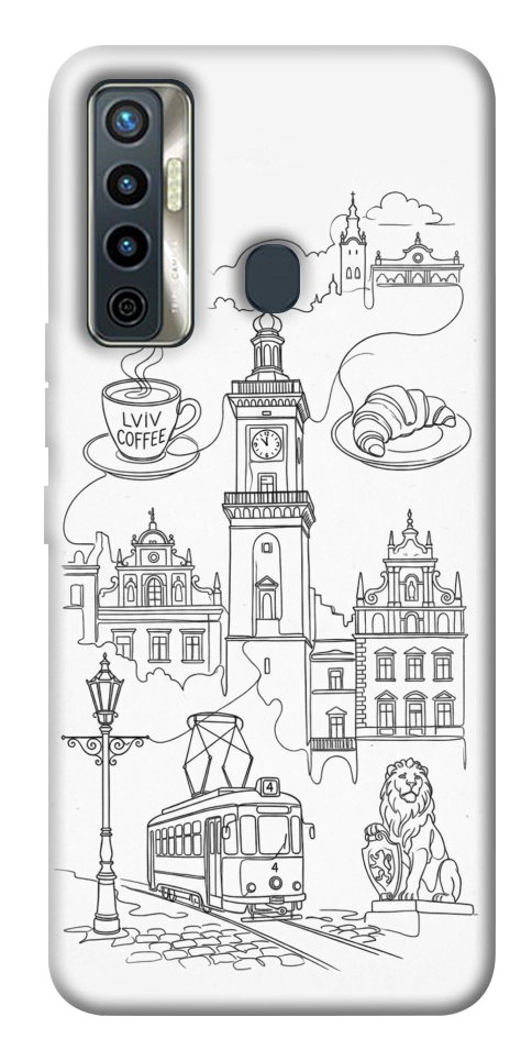 Чохол Lviv spirit для TECNO Camon 17