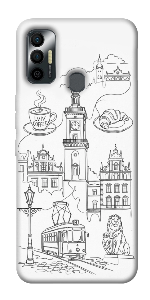 Чехол Lviv spirit для TECNO Spark 7
