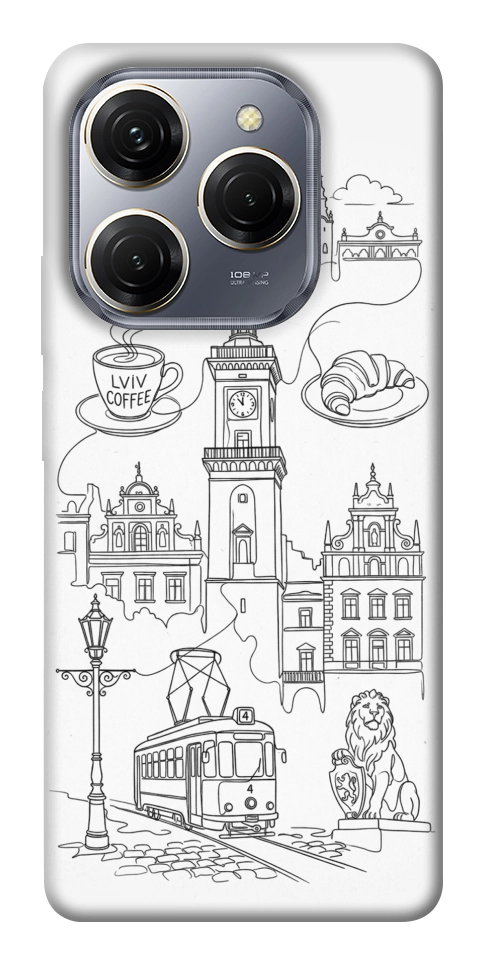 Чехол Lviv spirit для TECNO Spark 20 Pro