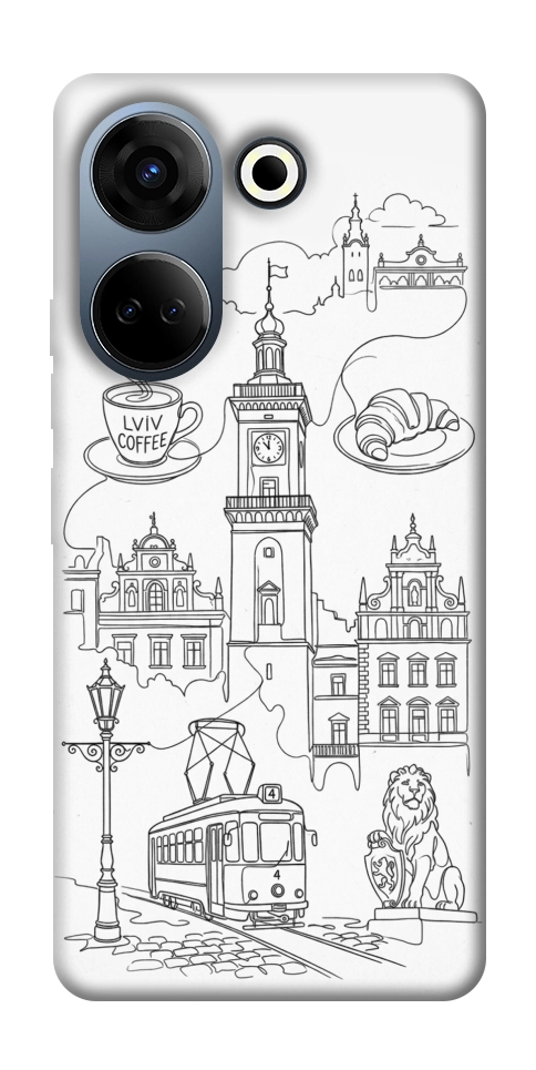 Чехол Lviv spirit для TECNO Camon 20 Pro (CK7n)