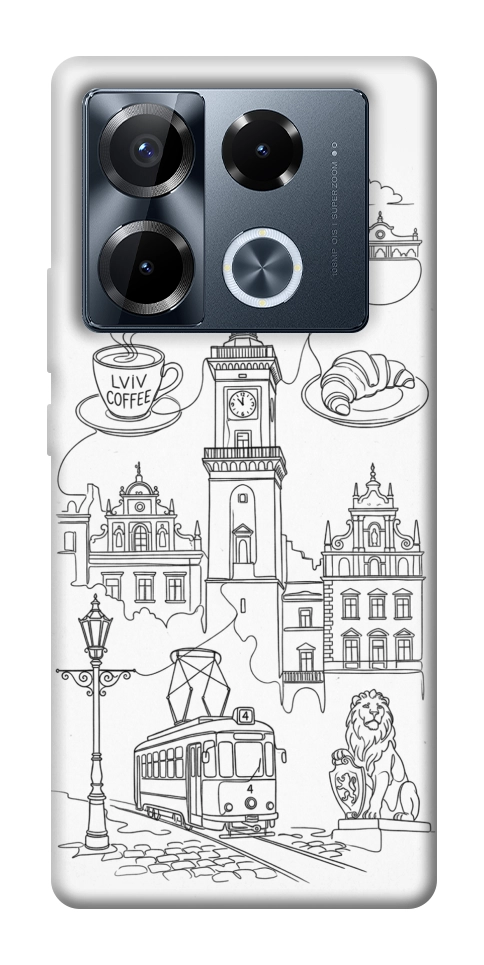 Чехол Lviv spirit для Infinix Note 40 Pro 4G