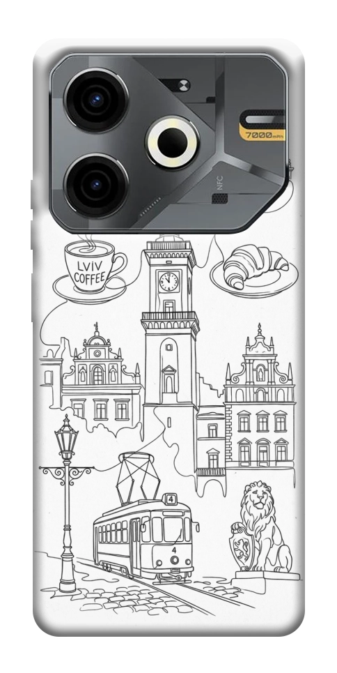 Чехол Lviv spirit для TECNO Pova 6 Neo (LI6)