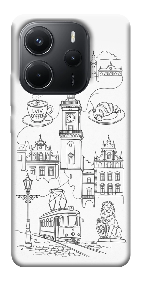 Чохол Lviv spirit для Xiaomi Redmi Note 14 4G (Europe version)