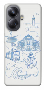 Чехол Southern pearl для Realme 10 Pro+