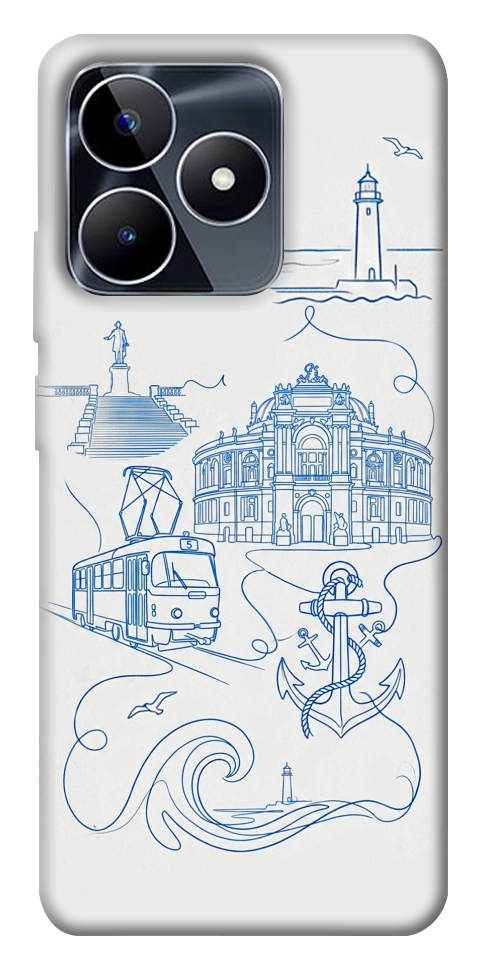 Чехол Southern pearl для Realme C53