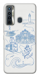 Чохол Southern pearl для TECNO Camon 17