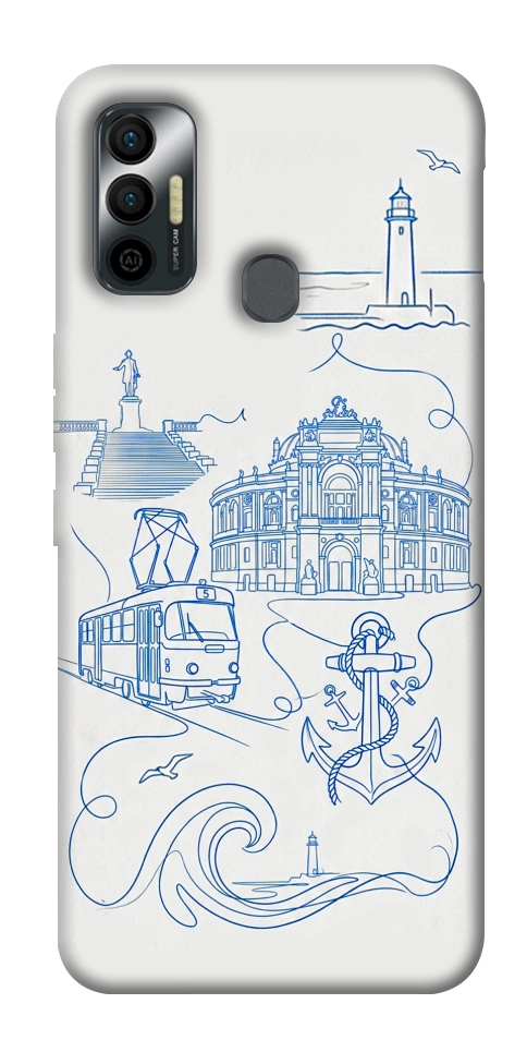 Чехол Southern pearl для TECNO Spark 7