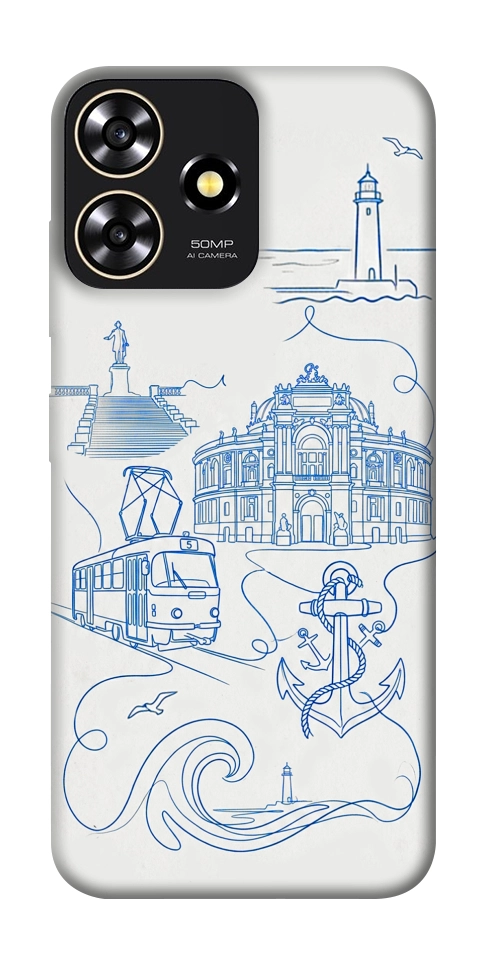 Чехол Southern pearl для ZTE Blade A73 4G