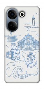 Чехол Southern pearl для TECNO Camon 20 Pro (CK7n)